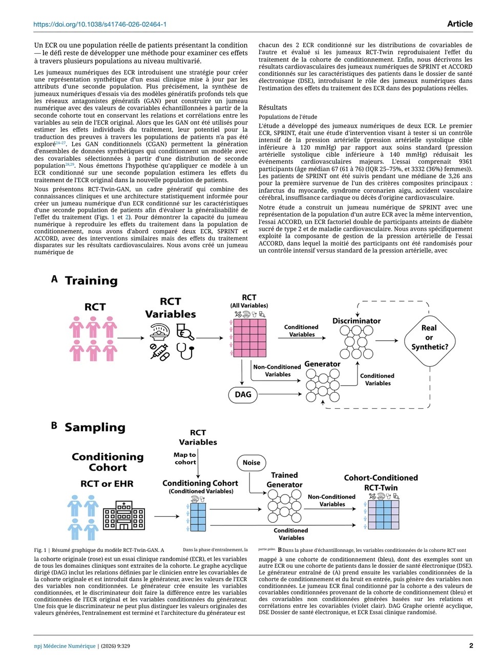 French translated academic PDF page